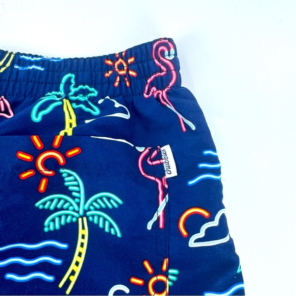 Chubbies Navy Tropical Pattern Men's Shorts - Picture 10 of 10